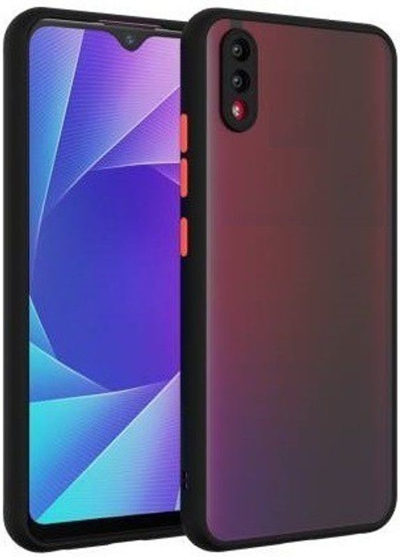 BLACK GORILLA Back Cover for Vivo V11 Pro, Camera Protection Case, Frosted Smoke Case  (Black, Camera Bump Protector, Pack of: 1)