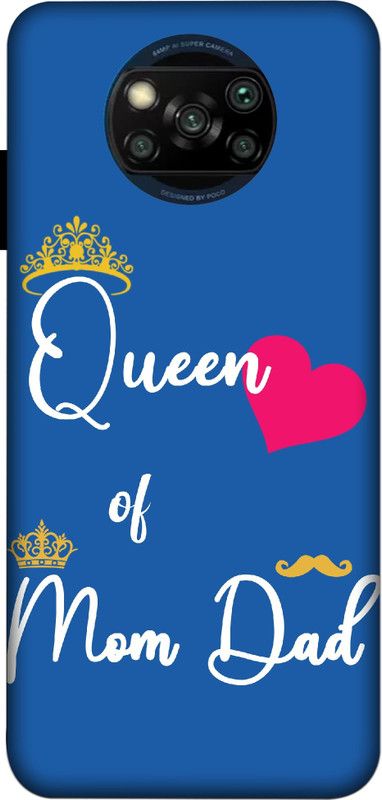 JAIBHAGWAN Back Cover for MI Poco X3 Pro, MI Poco X193  (Blue, Hard Case, Pack of: 1)