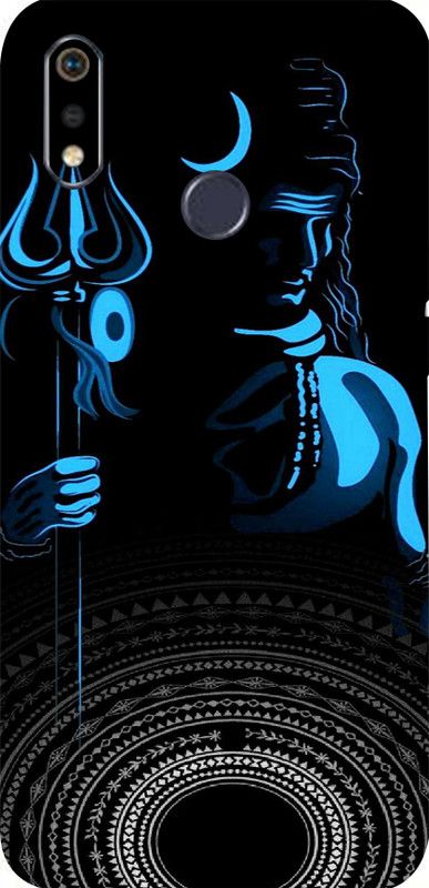 Mclaxa Shiv Shakti Mobile Back Skin., Shiv Shakti, Realme 3i Mobile Skin  (Shiv Shakti Skin With Super Matte Finish,,)