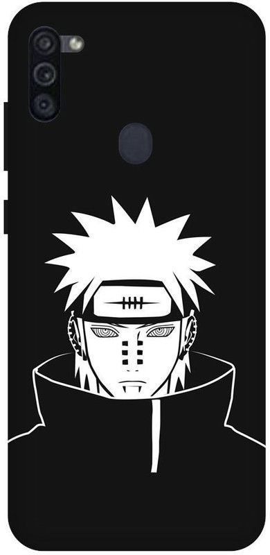URCHIN Back Cover for Samsung M11 naruto, Naruto, Manga, Cartoon, Anime, animation, black and white, kakashi  (Multicolor, Shock Proof, Pack of: 1)