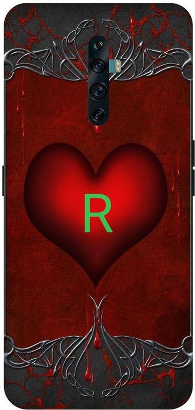 Thecoverking Back Cover for Oppo Reno2Z (R letter,R alphabet,R word, R name, cases cover  (Multicolor, Waterproof, Pack of: 1)