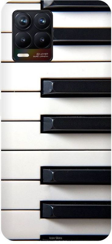 URCHIN Back Cover for Realme 8 piano, Piano, Music, Instrument, Cool, Music  (Multicolor, Shock Proof, Pack of: 1)