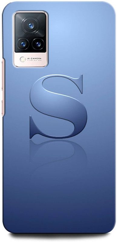 INTELLIZE Back Cover for Vivo V21 5G V2050 S, S LETTER, S ALPHABET, DESIGN, S NAME  (Multicolor, Hard Case, Pack of: 1)