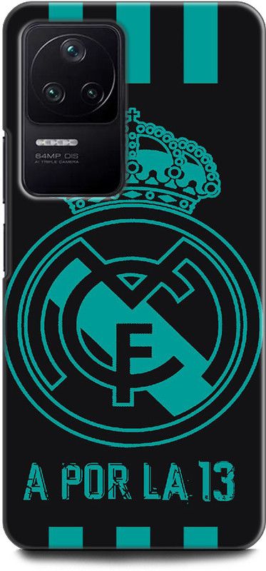 INDICRAFT Back Cover for POCO F4 5G  (Black, Blue, Pack of: 1)