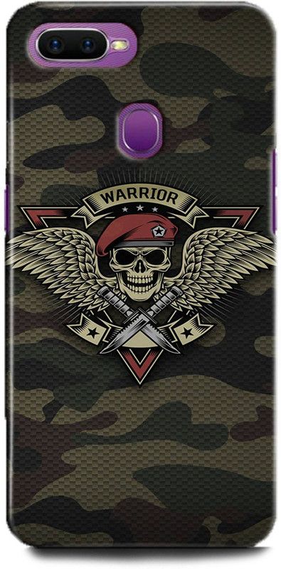 WallCraft Back Cover for OPPO A5s, CPH1909 ARMY, WARRIOR TEXTURE, UNIFORM, MILITARY, COMO, DRESS CODE  (Multicolor, Dual Protection, Pack of: 1)