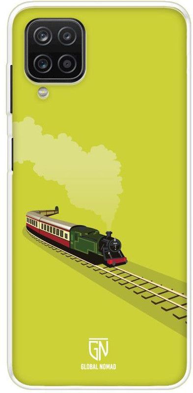 GLOBAL NOMAD Back Cover for Samsung Galaxy A12  (Multicolor, Grip Case, Silicon, Pack of: 1)