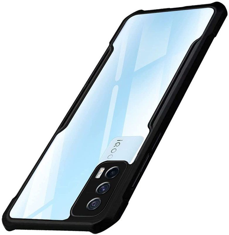 Krish Tech Back Cover for iQOO 7 5G  (Black, Shock Proof, Pack of: 1)