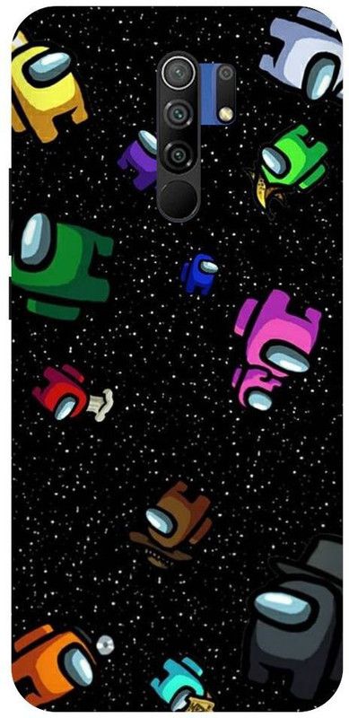 URCHIN Back Cover for POCO M2Among us, AmongUS, Among us game, Game  (Multicolor, Shock Proof, Pack of: 1)