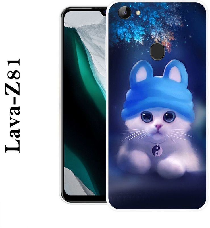 SHIVKUDI Back Cover for Lava Z81  (Multicolor, Silicon)