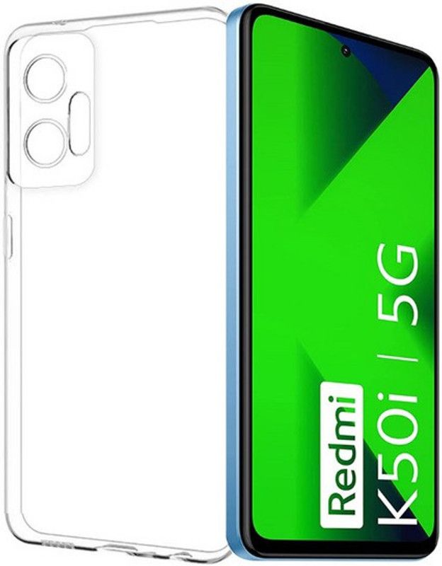 S-Softline Back Cover for Redmi K50i, High Quality Durablity Case  (Transparent, Pack of: 1)