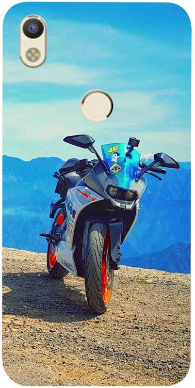 Skyhawk Back Cover for Tecno Camon I Air Blue And White KTM  (Multicolor, Waterproof, Silicon, Pack of: 1)