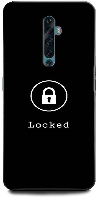 Afterglow Back Cover for OPPO Reno2 Z LOCKED, BLACK,GALAXY,HATE,LOCK,PLUS,TEXT  (Multicolor, Shock Proof, Pack of: 1)