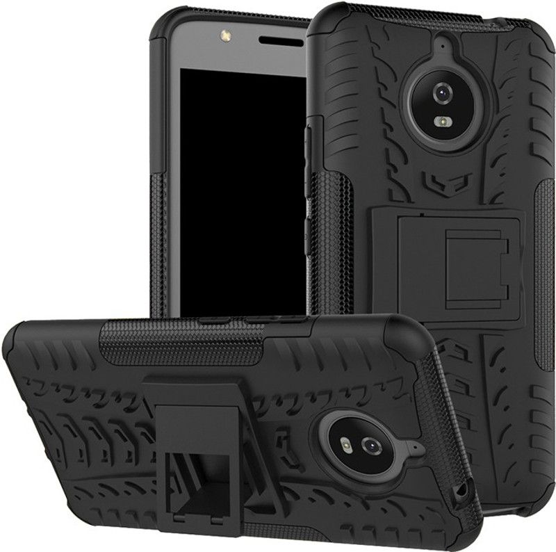 Elica Bumper Case for Motorola Moto G5s Plus  (Black, Rugged Armor, Pack of: 1)