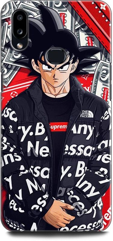 Afterglow Back Cover for SAMSUNG Galaxy A10s GOKU, DRAGON BALL Z, CARTOON, ANIME, KAME HAME, STRONG, COKU  (Multicolor, Shock Proof, Pack of: 1)