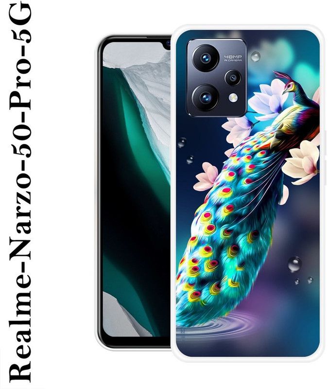 REDFLY Back Cover for Realme Narzo 50 Pro 5G  (Multicolor, Grip Case, Silicon)
