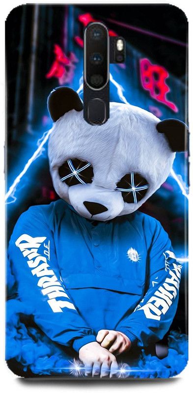 MP ARIES MOBILE COVER Back Cover for OPPO A9 2020, Neon,trap,boy,panda,marshmello,Dj,EDM,Music,Smiley,dj,boy,dj,marshmellow,  (Multicolor, Hard Case, Pack of: 1)