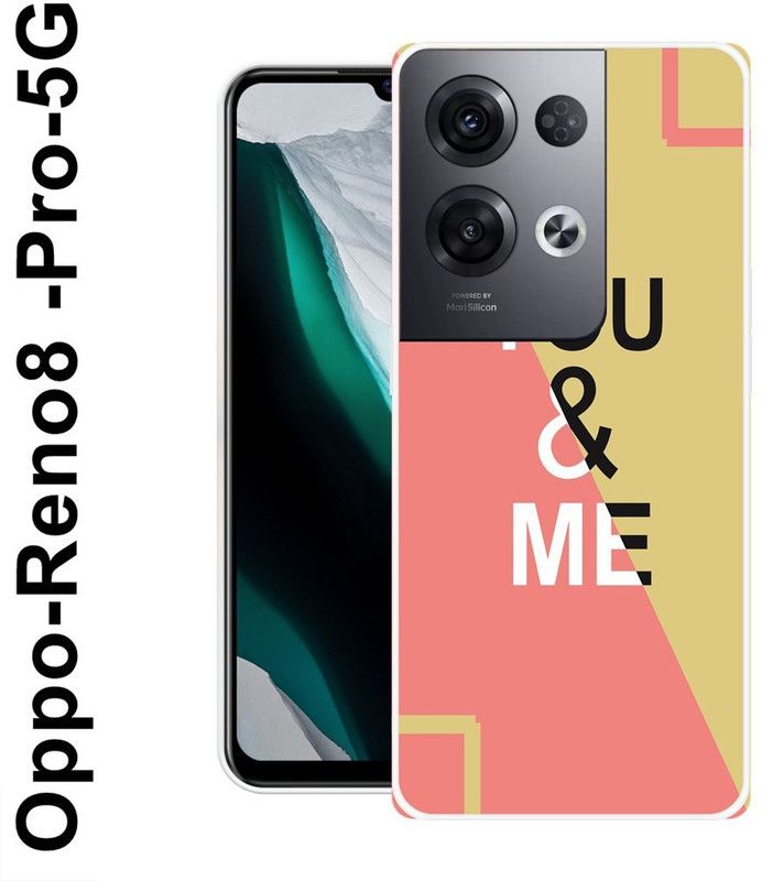 JAIKARA Back Cover for OPPO Reno8 Pro 5G  (Multicolor, Dual Protection, Silicon, Pack of: 2)