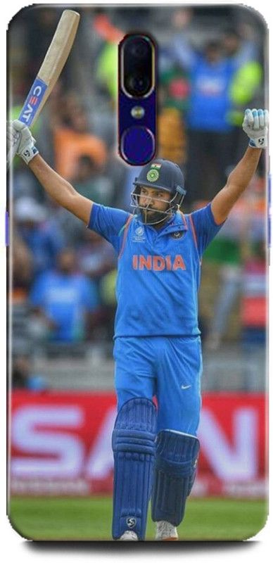 INTELLIZE Back Cover for Oppo A9/CPH1938 rohit sharma,Printed  (Multicolor, Shock Proof, Pack of: 1)