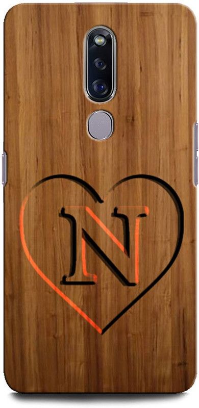 ORBIQE Back Cover for OPPO F11 Pro N, N LETTER, N DESIGN, N ALPHABET, N NAME  (Multicolor, Hard Case, Pack of: 1)