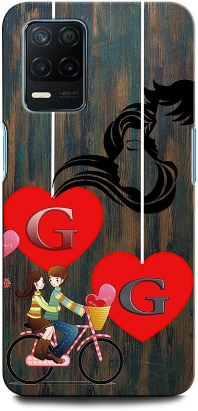 ORBIQE Back Cover for Realme Narzo 30 5G GG, G LOVE G, G LETTER, GG NAME  (Multicolor, Hard Case, Pack of: 1)