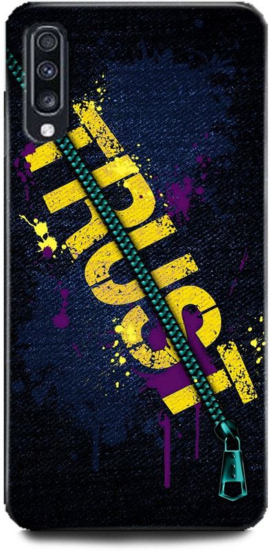 WallCraft Back Cover for Samsung Galaxy A70 TRUST, MOTIVATIONAL, QUOTES, POSITIVE  (Multicolor, Dual Protection, Pack of: 1)