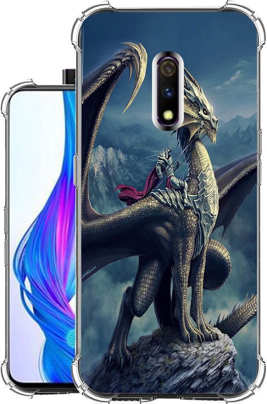 Snazzy Back Cover for Realme X  (Grey, Shock Proof, Silicon)