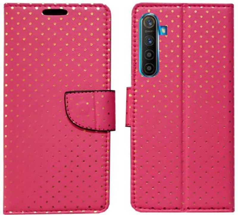AD Enterprises Flip Cover for Realme X2  (Pink, Magnetic Case, Pack of: 1)