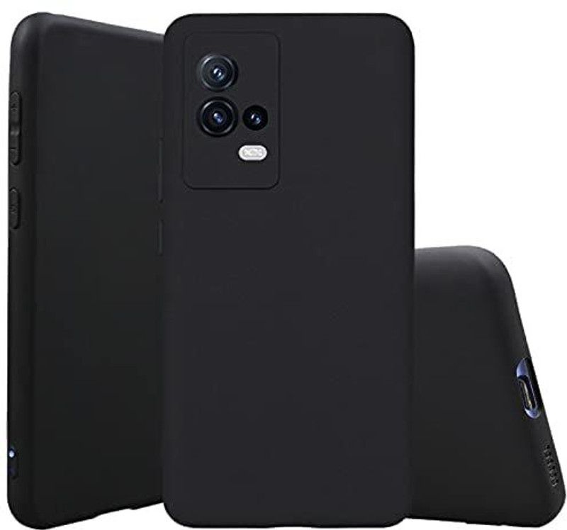 Lilliput Back Cover for Vivo Iqoo 9  (Black, Pack of: 1)