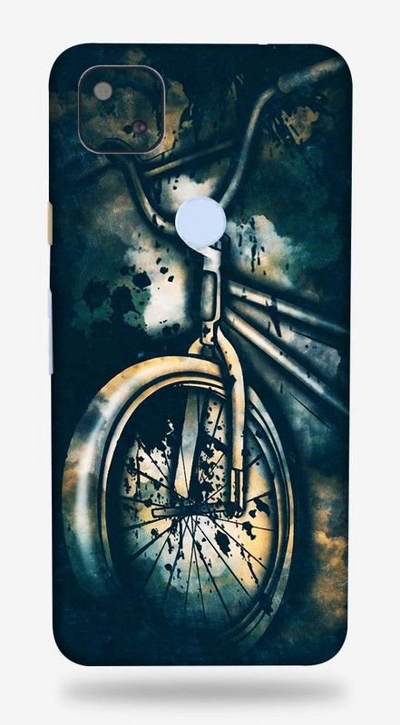 LAMHA Google Pixel 4a, google pixel 4a Mobile Skin  (Ultra Super Cycle skin With High Mattte Finish., Mobile Skin (Back+Side+Camera))