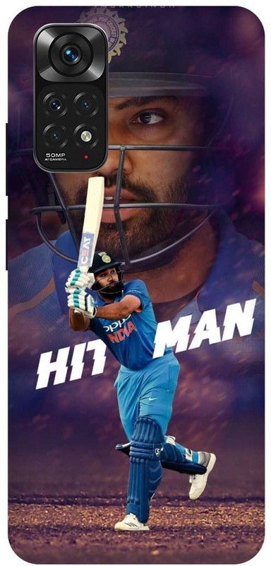 THE NARAYANA COLLECTIONS Back Cover for REDMI NOTE 11s-ROHIT,SHARMNA,HITMAN,IPL,MUMBAI  (Multicolor, Hard Case, Pack of: 1)