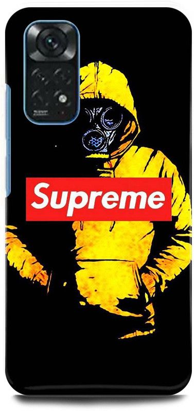 play fast Back Cover for POCO M4 Pro SUPREME, SIGN, LOGO, DESIGN  (Yellow, Hard Case, Pack of: 1)