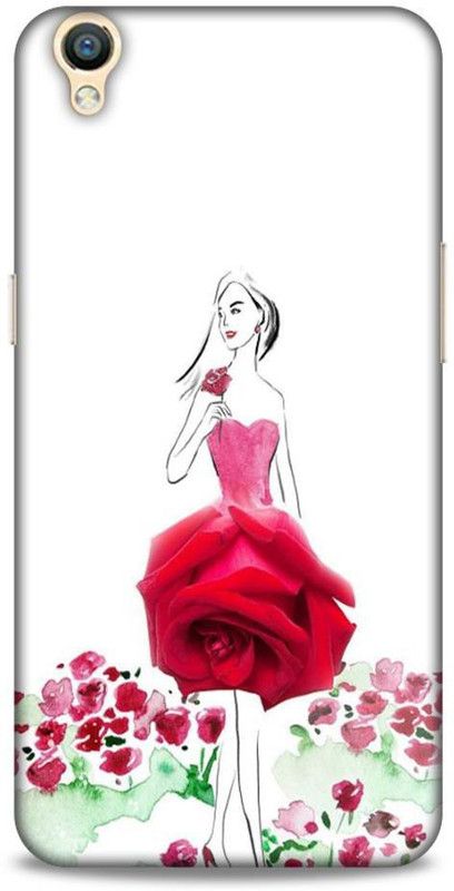 Printabulous Back Cover for Oppo A37, Oppo A37f  (White, Red)