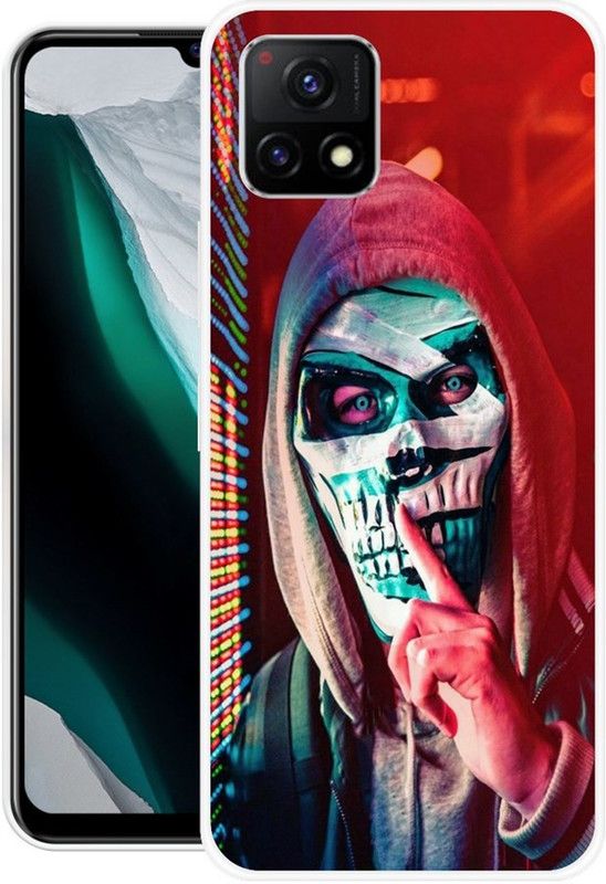 DESILOVE Back Cover for Vivo Y72 5G  (Multicolor, Grip Case, Silicon, Pack of: 1)