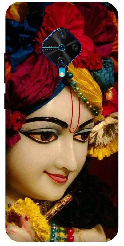 SSMORYA Back Cover for Vivo S1 Pro Radha-Krisna Printed Back Cover  (Multicolor, Waterproof, Pack of: 1)