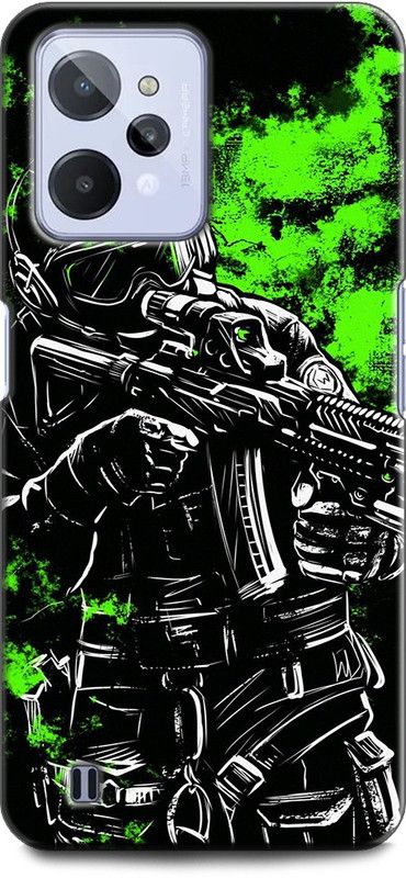KEYCENT Back Cover for Realme C31, RMX3501 ARMY, SOLDIER, BATTLEFIELD, SUPERHEROS, MILITARY  (Multicolor, Shock Proof, Pack of: 1)