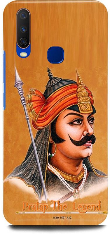 play fast Back Cover for Vivo Y17, 1902 MAHARANA, PRATAP, HISTORY, KING, MEWAR  (Orange, Hard Case, Pack of: 1)
