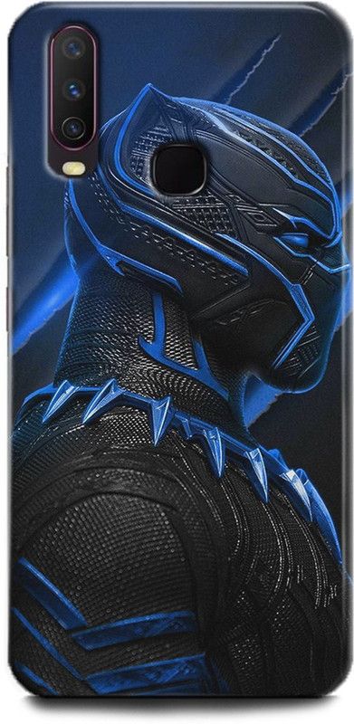 INDICRAFT Back Cover for Vivo Y17, Vivo 1902, Black panther, Printed  (Multicolor, Shock Proof)