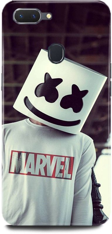 MP ARIES MOBILE COVER Back Cover for Realme U1, RMX1831, Marshmello,Dj,EDM,Music,Smiley,dj,boy,dj,marshmellow,  (Multicolor, Hard Case, Pack of: 1)