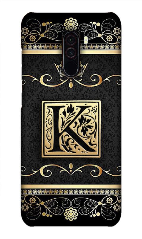 Ekish Back Cover for POCO F1, POCO F1  (Grey, Black, Pack of: 1)