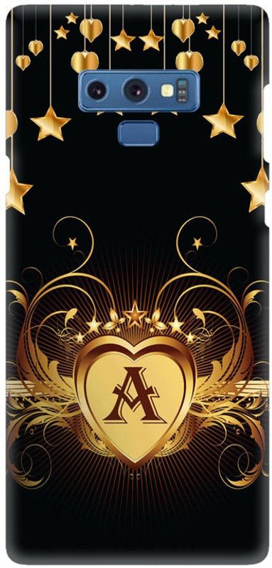 LEEMARA Back Cover for Samsung Galaxy Note 9 (SM-N960F), A, A Letter, A Alphabet, A Word, PRINTED, BACK COVER  (Multicolor, Hard Case)