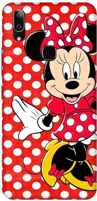 KARJUN Back Cover for Vivo V9 Pro, Mickey Mouse Multicolour Printed  (Multicolor, Hard Case, Pack of: 1)