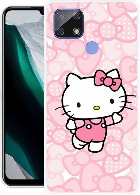 JATLAND Back Cover for Realme C25  (Multicolor, Grip Case, Silicon)
