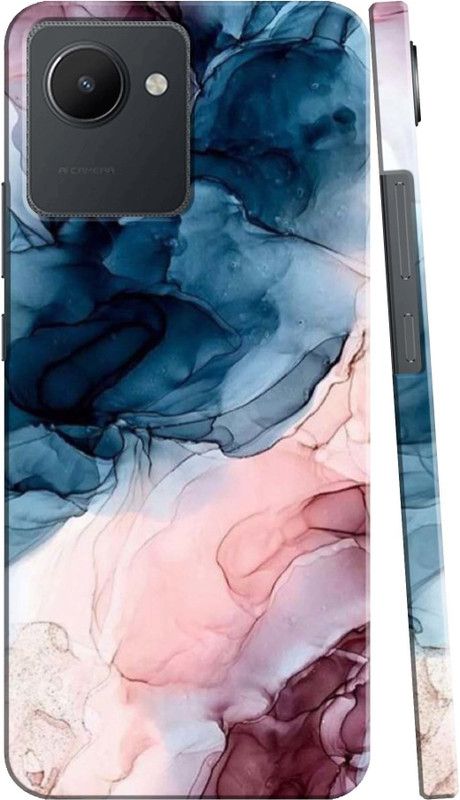ADITI Designs Back Cover for realme narzo 50i Prime, realme C30  (Blue, Pink, Hard Case, Pack of: 1)