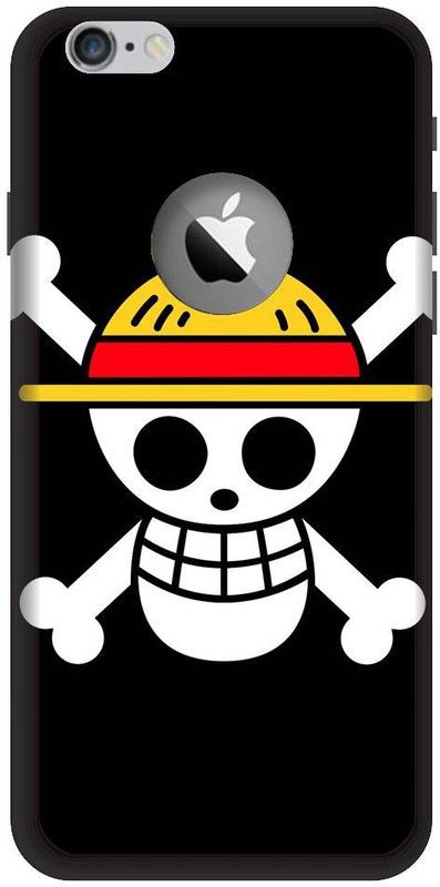 BYXIS Back Cover for iphone 7 cut Luffy, Monkey D Luffy, One Piece, Pirate, Skull, Cartoon  (Multicolor, Shock Proof, Pack of: 1)