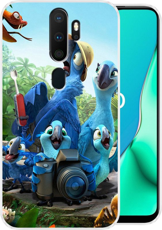 vipax Back Cover for Oppo A9 2020  (Multicolor, Silicon, Pack of: 1)