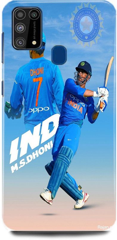 MP ARIES MOBILE COVER Back Cover for SAMSUNG Galaxy M31, MS Dhoni Ms Dhoni 7 Mahendra Singh Dhoni India Cricket India player  (Multicolor, Hard Case, Pack of: 1)