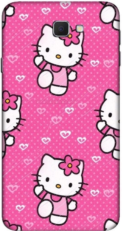 CROKIAN Back Cover for Samsung Galaxy J7 Prime Hello Kitty Back Cover  (Pink, Hard Case, Pack of: 1)