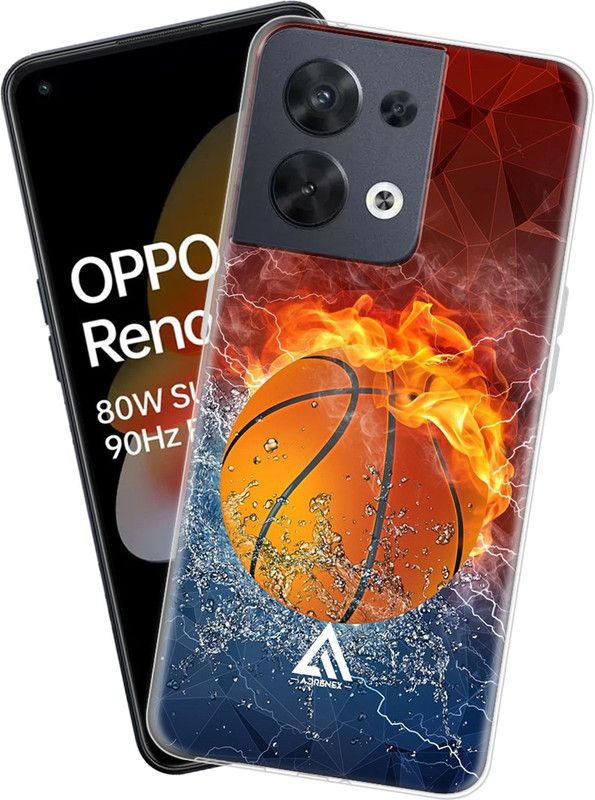 Adrenex Back Cover for OPPO Reno8 5G  (Multicolor, Grip Case, Silicon, Pack of: 1)