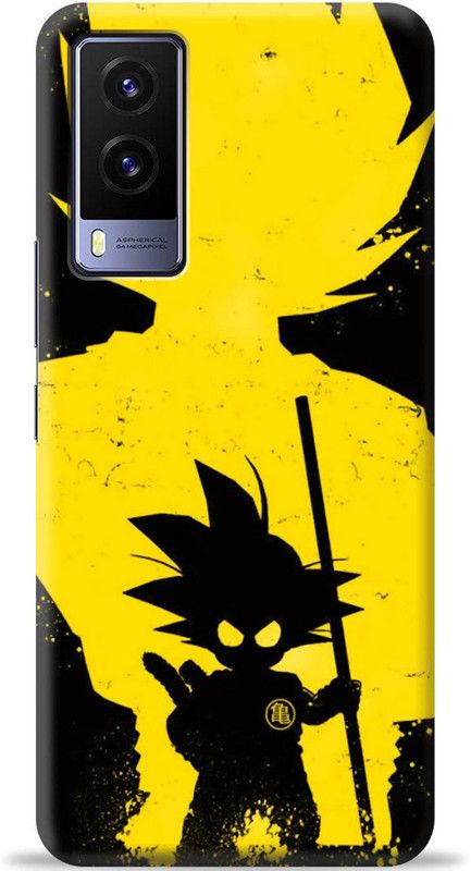 Loffar Back Cover for Vivo V21e 5G  (Yellow, Shock Proof, Pack of: 1)