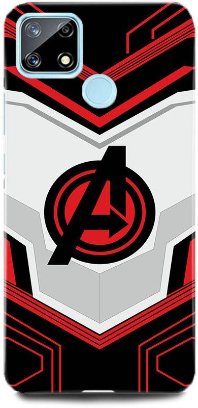 FUGGA Back Cover for Realme Narzo 20, AVENGERS, SUPER, HEROES, AVENGER  (Multicolor, Hard Case, Pack of: 1)